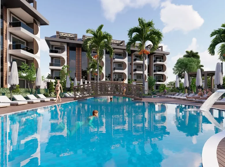 1 room apartment  Mahmutlar, Turkey