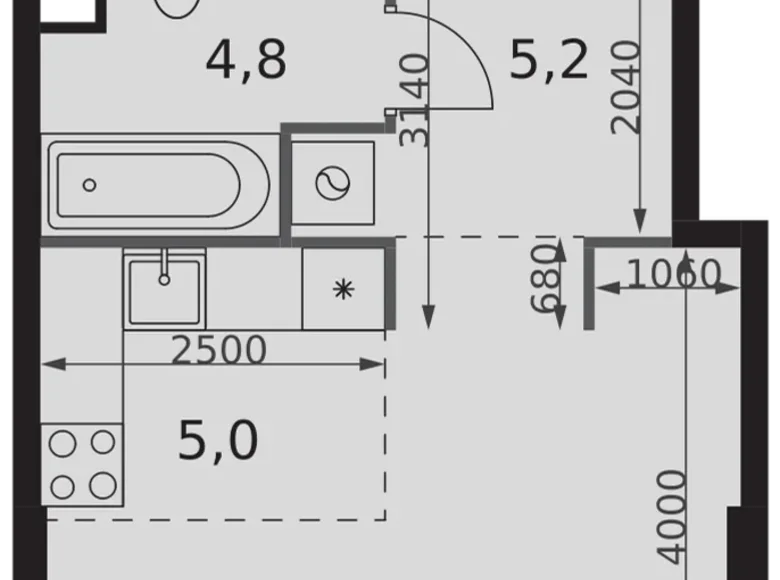 Kawalerka 1 pokój 30 m² Moskwa, Rosja