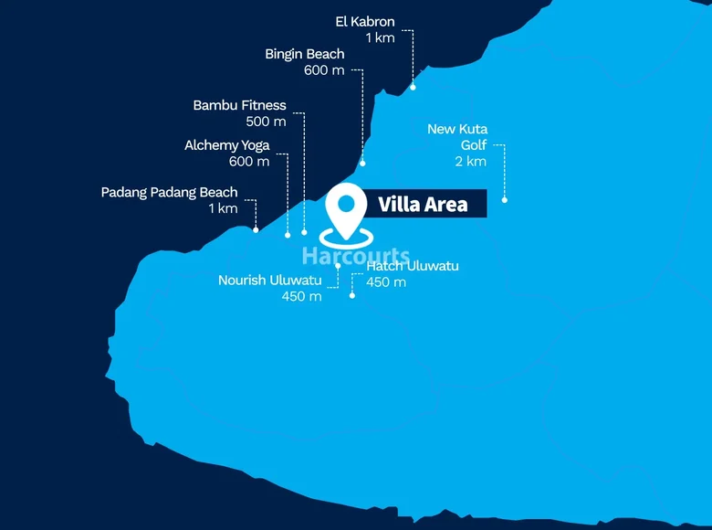 Villa de 2 dormitorios 85 m² Pecatu, Indonesia