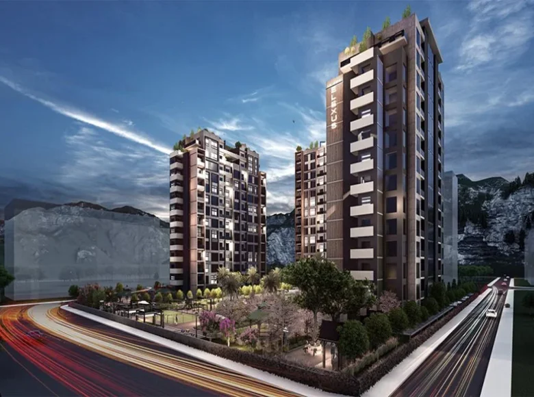 1 bedroom apartment 60 m² Akdeniz, Turkey