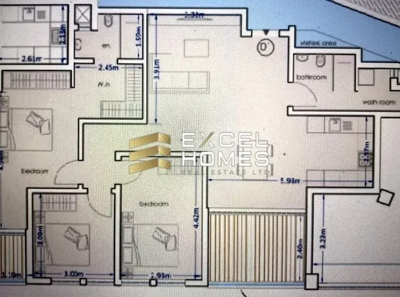 3 bedroom apartment  Mtarfa, Malta