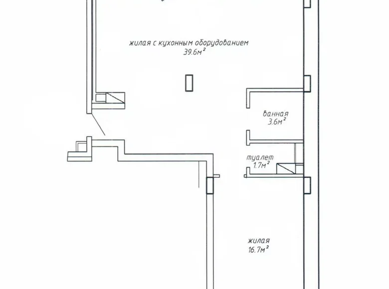 Wohnung 2 zimmer 65 m² Minsk, Belarus