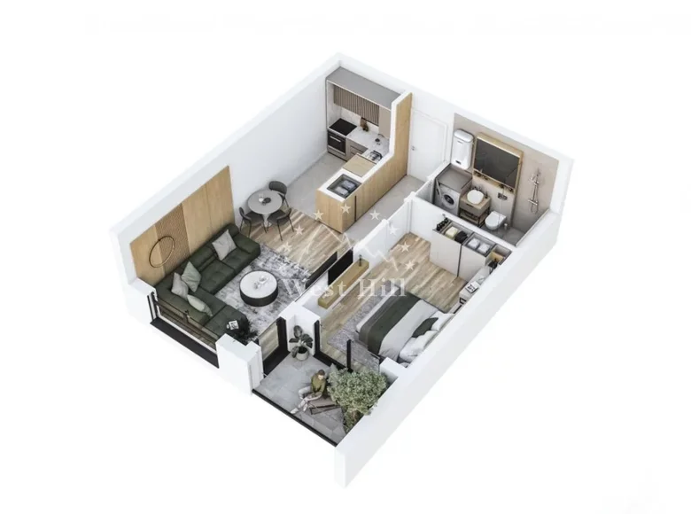 Wohnung 1 zimmer 48 m² Bar, Montenegro