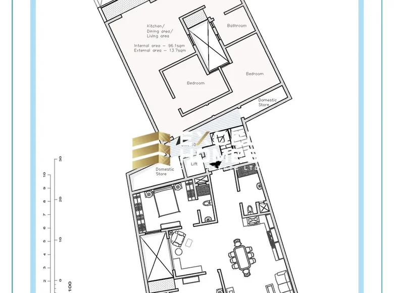 Пентхаус 2 спальни  Xewkija, Мальта