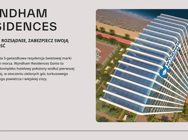 Hotel rooms at Wyndham Residences Batumi.