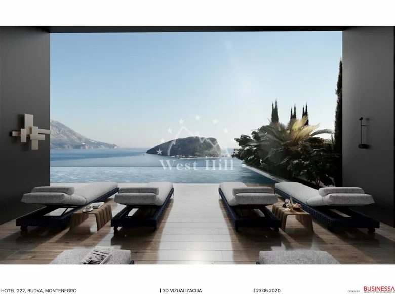 Mieszkanie 1 pokój 84 m² Budva, Czarnogóra