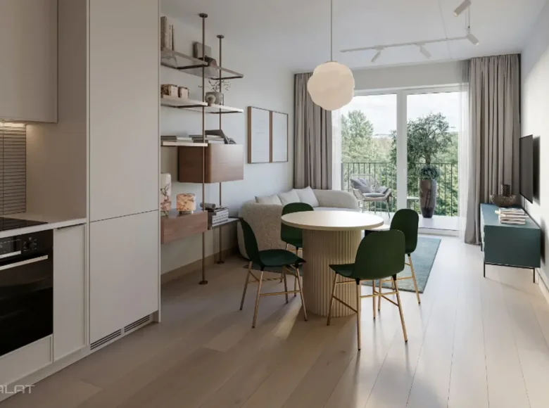 2 room apartment 51 m² Riga, Latvia