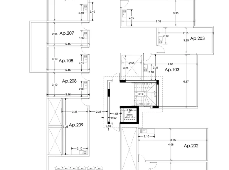 Квартира 2 спальни 75 м² Нису, Кипр