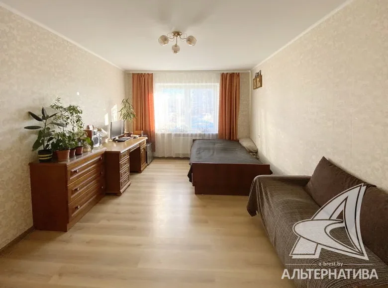 Appartement 1 chambre 42 m² Muchaviecki sielski Saviet, Bélarus