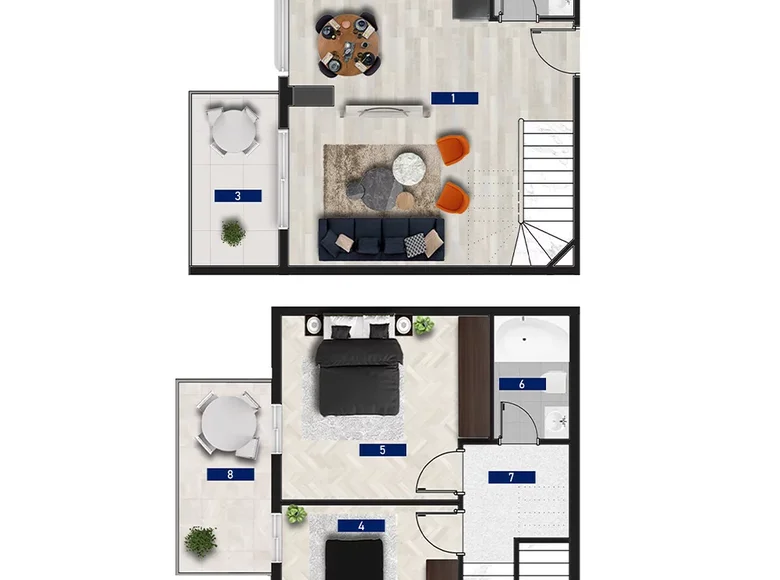 Wohnung 3 zimmer 96 m² Alanya, Türkei