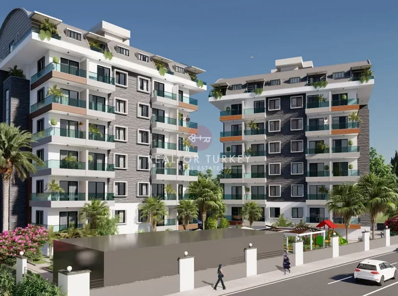 Appartement 1 chambre 48 m² Tosmur, Turquie