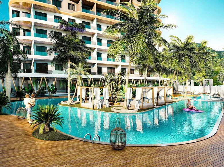 Wohnung 2 zimmer 60 m² Alanya, Türkei