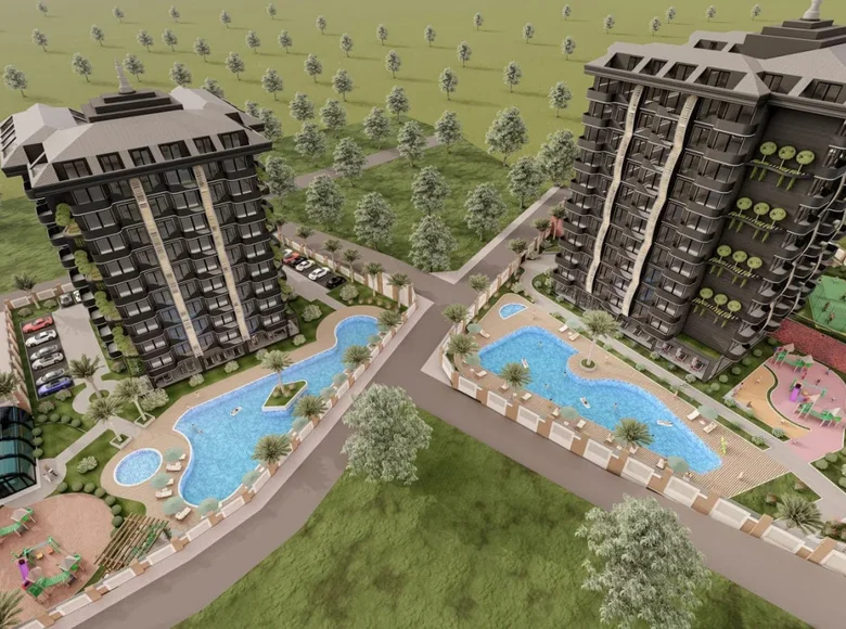 1 bedroom apartment 58 m² Alanya, Turkey