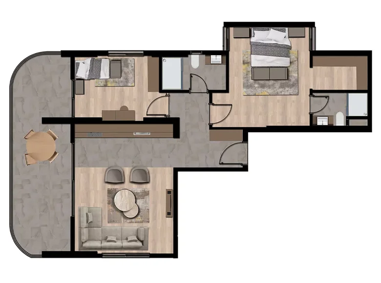 Wohnung 3 zimmer 105 m² Erdemli, Türkei