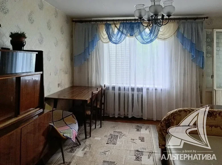 Mieszkanie 2 pokoi 47 m² Brześć, Białoruś