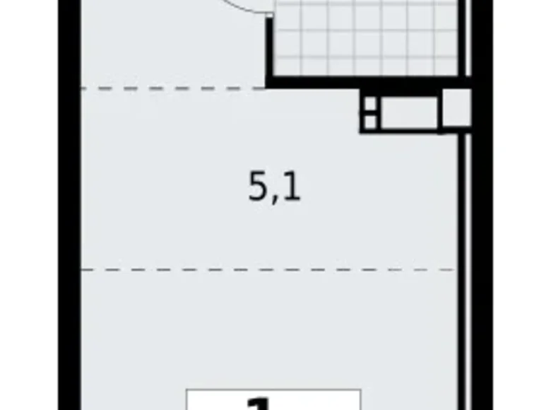 Apartamento 1 habitación 24 m² Krasnoye Selo, Rusia