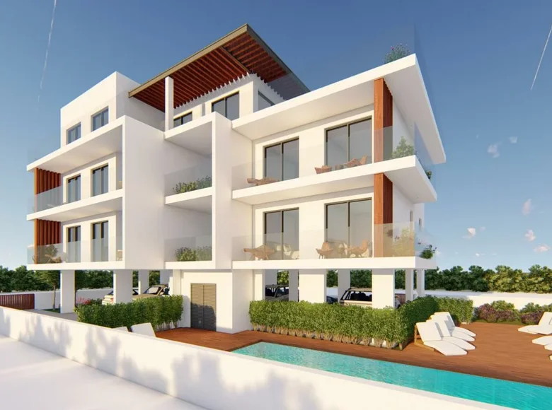 Mieszkanie 3 pokoi 75 m² Pafos, Cypr