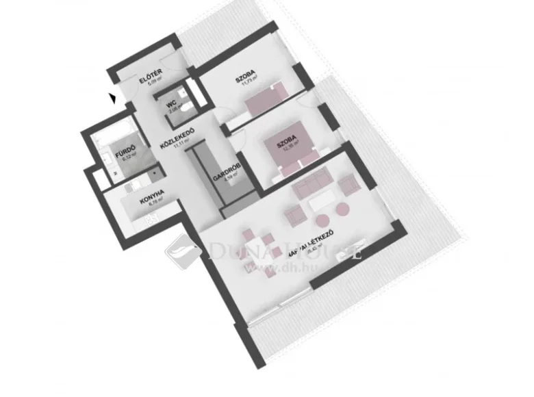 Apartment 112 m² Balatonfured, Hungary