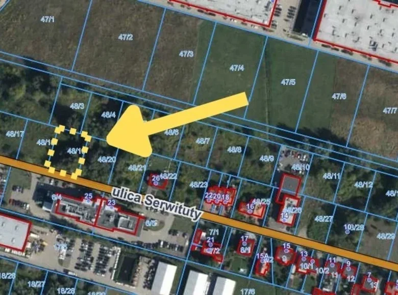 Land 1 room 950 m² Warsaw, Poland