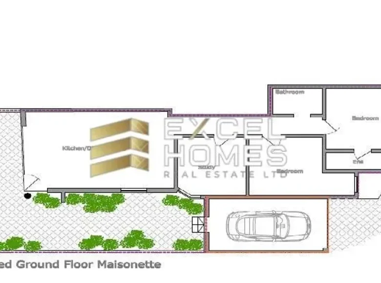 Mieszkanie 3 pokoi  Munxar, Malta