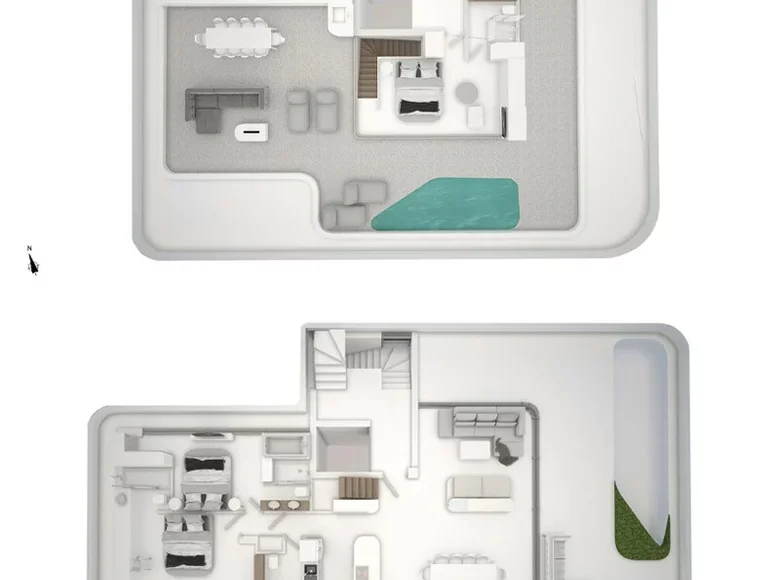 Таунхаус 1 спальня 160 м² Municipality of Vari Voula Vouliagmeni, Греция