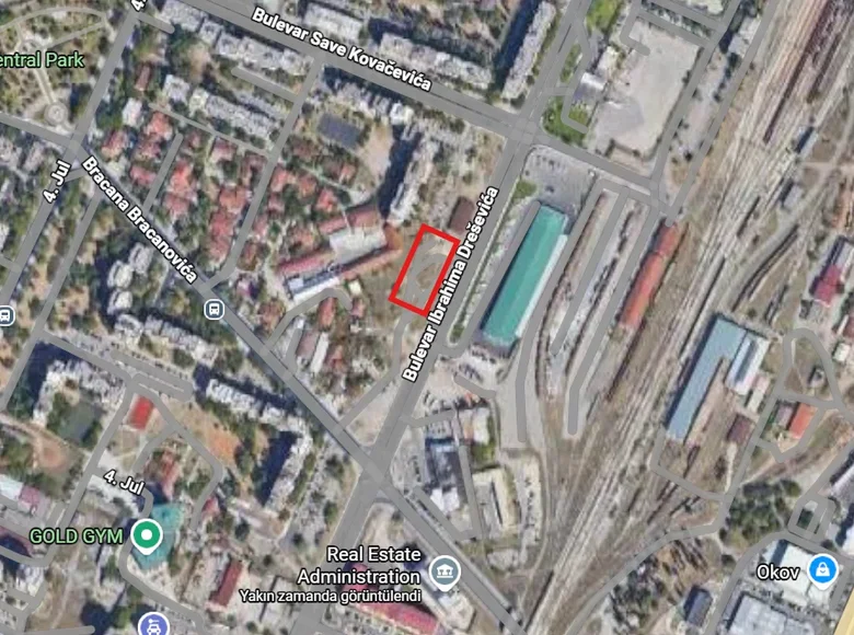 Działki 1 pokój 7 000 m² w Podgorica, Czarnogóra