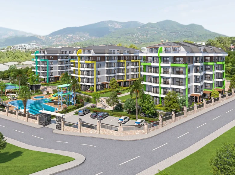 2 bedroom apartment 184 m² Oba, Turkey