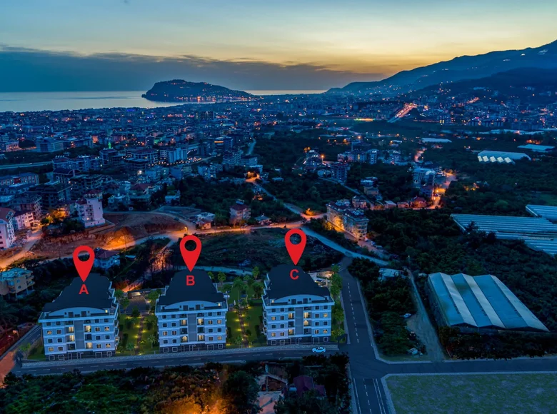 2 bedroom apartment 184 m² Oba, Turkey