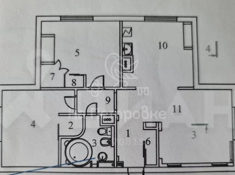 Wohnung 3 zimmer 102 m² Föderationskreis Zentralrussland, Russland