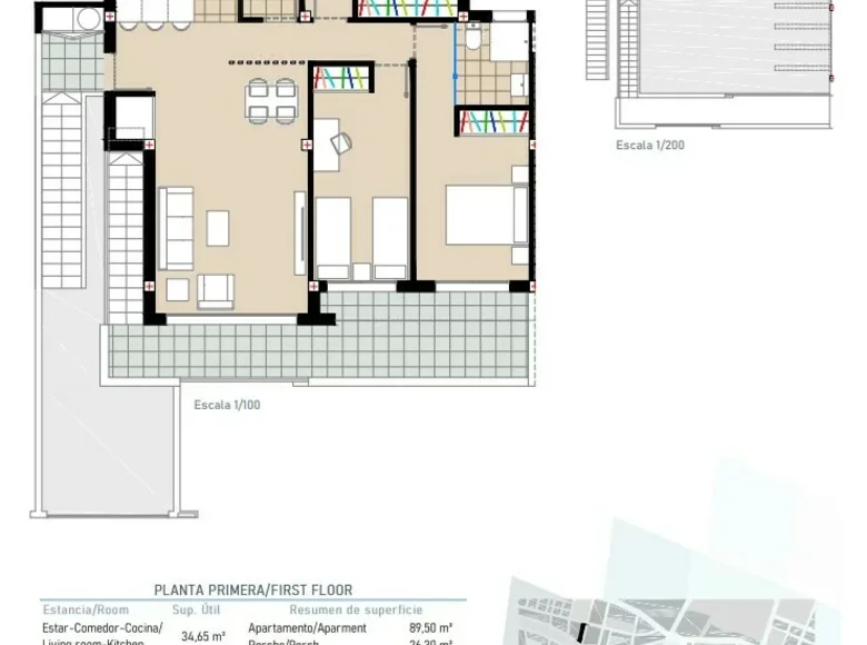 Bungalow z 3 sypialniami 219 m² Pilar de la Horadada, Hiszpania