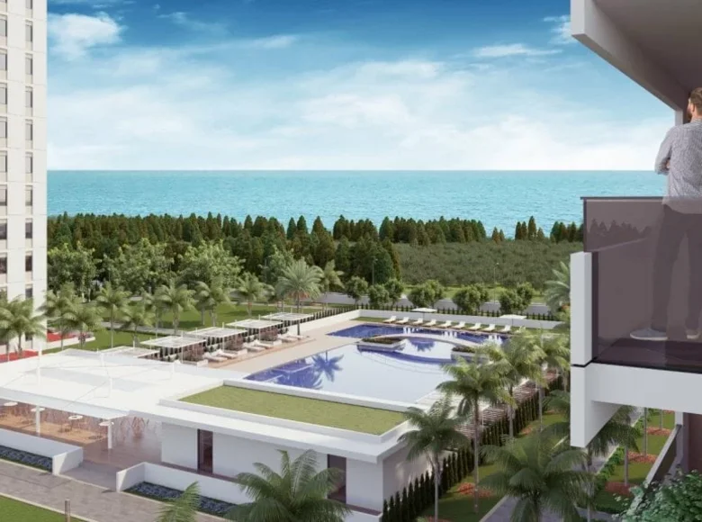 Квартира 2 спальни 91 м² Акдениз, Турция