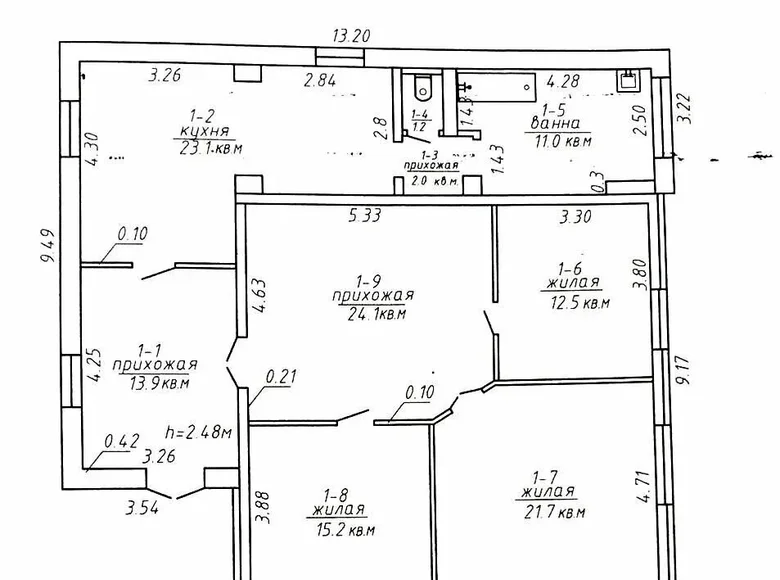 Cottage 195 m² Ushachy, Belarus