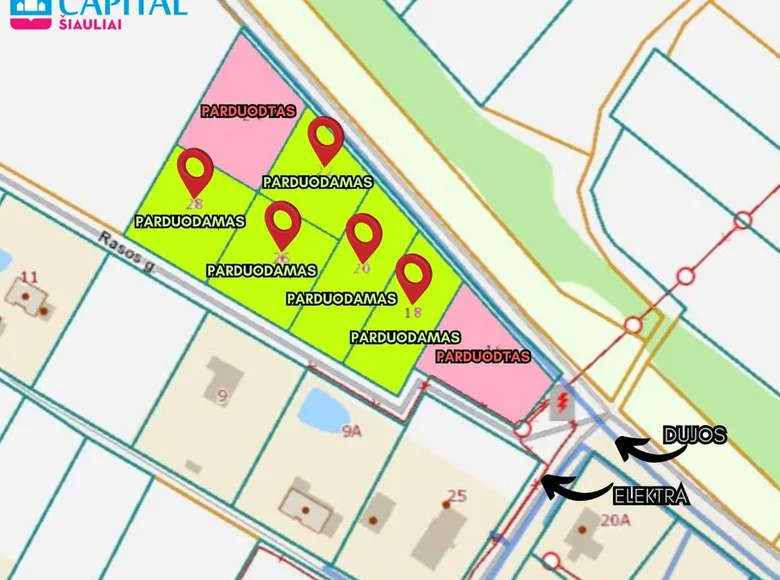 Parcelas  Šiauliai, Lituania