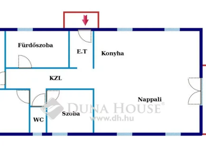 House 1 bathroom 92 m² in Central Hungary, All countries