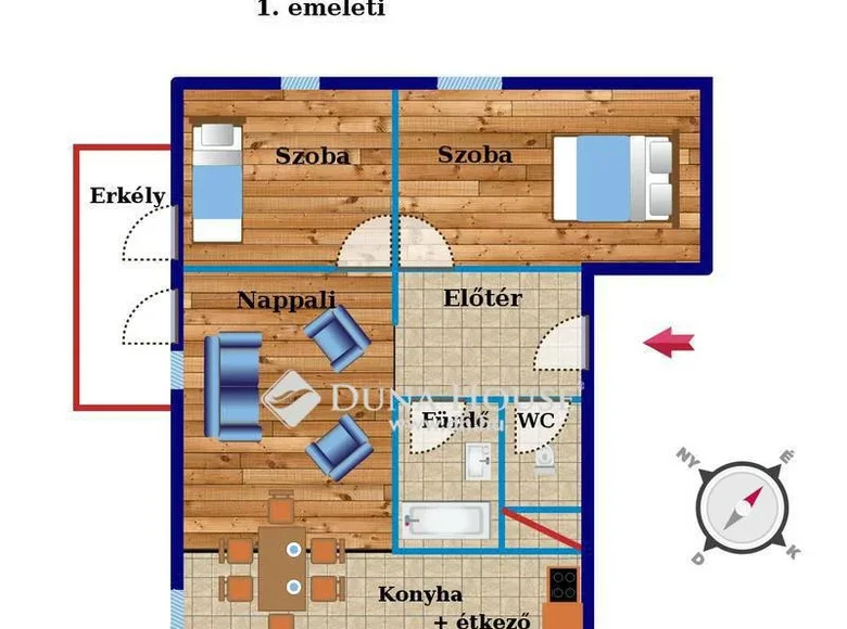 Apartamento 66 m² Gardony, Hungría