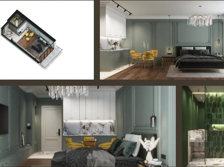 Estudio 1 habitación 31 m² Batumi, Georgia