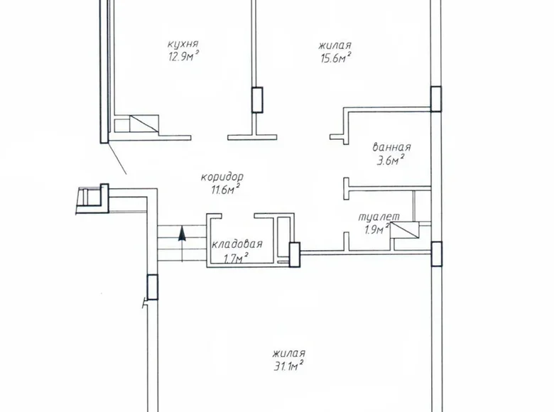 Wohnung 2 zimmer 83 m² Minsk, Belarus