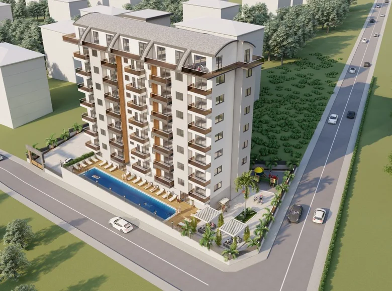 1 bedroom apartment 48 m² Alanya, Turkey