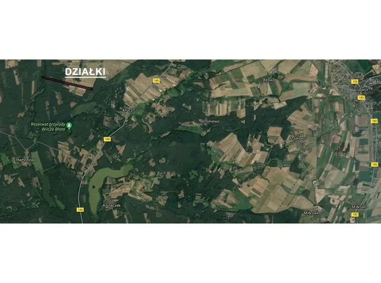 Land 82 500 m² Gulcz, Poland
