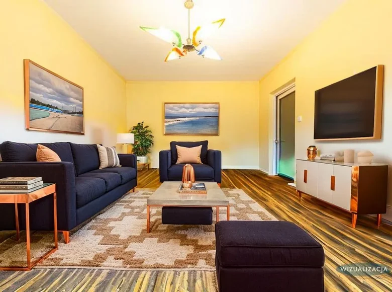 Квартира 2 комнаты 37 м² Лодзь, Польша