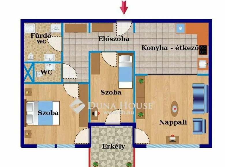 Apartamento 74 m² Esztergom, Hungría