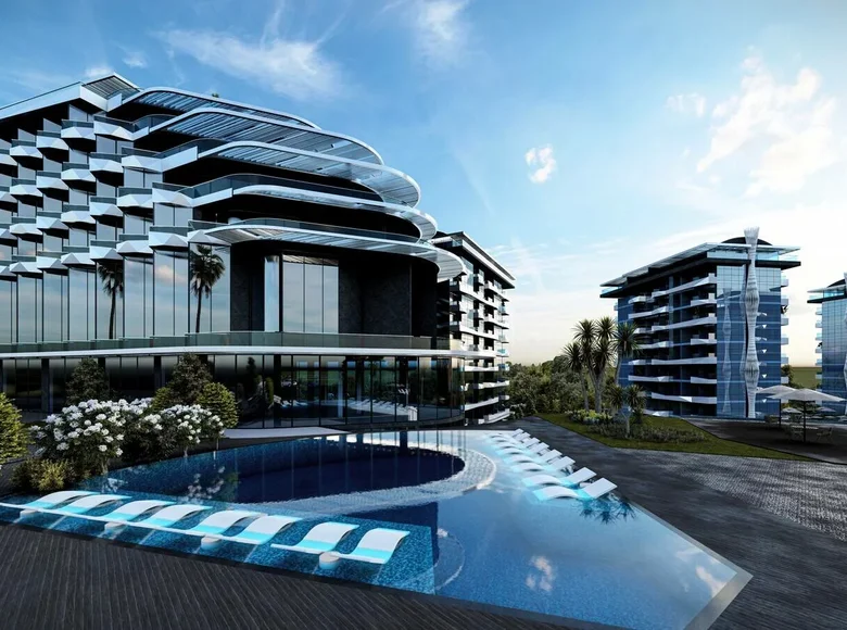 Квартира 2 комнаты 50 м² Аланья, Турция