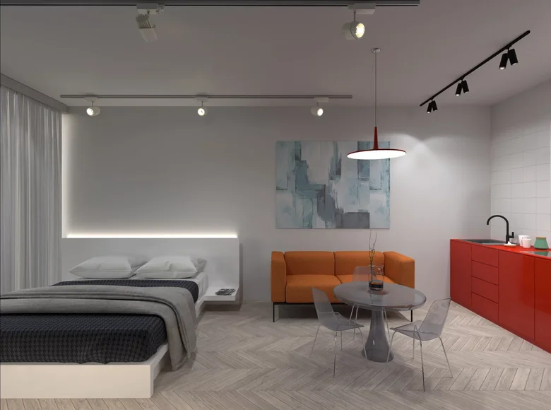 1 room apartment 38 m² Batumi, Georgia