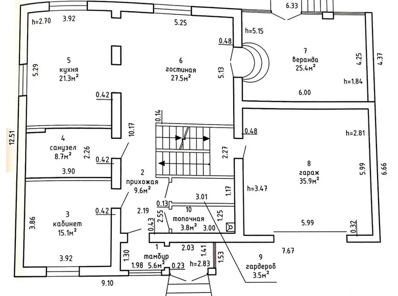 Casa de campo 362 m² Ozyaritska Slabadski rural council, Belarús