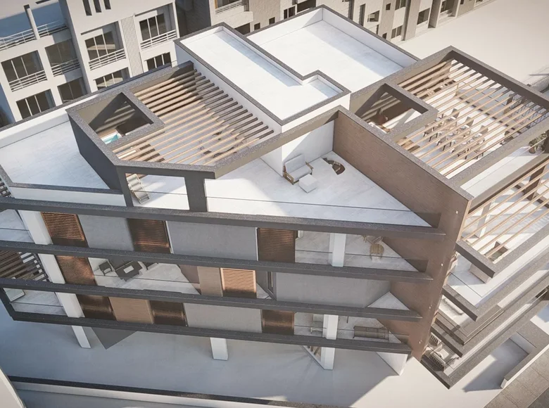 Пентхаус 3 спальни 95 м² Като Полемидия, Кипр