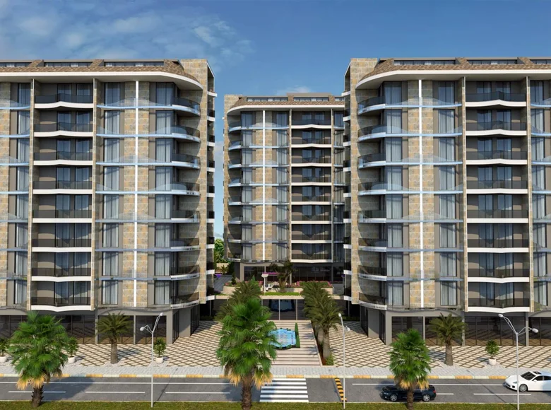 Appartement 1 chambre 54 m² Tosmur, Turquie