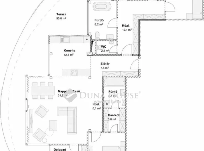 Apartment 150 m² Szegedi jaras, Hungary