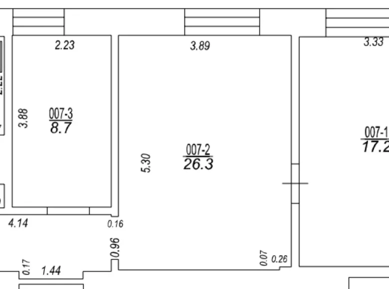 Wohnung 58 m² Riga, Lettland