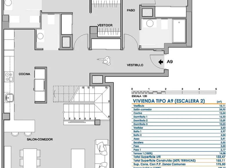 Penthouse 3 bedrooms 284 m² el Campello, Spain