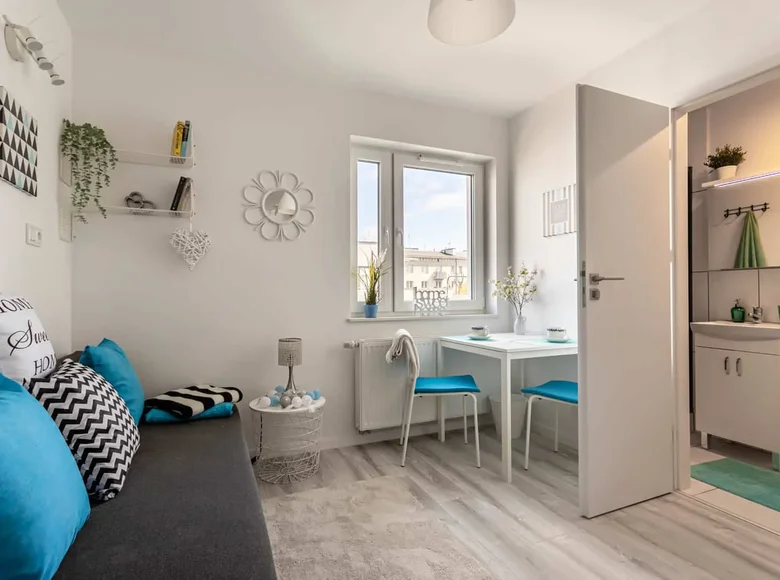 Студия 1 комната 20 м² в Варшаве, Польша